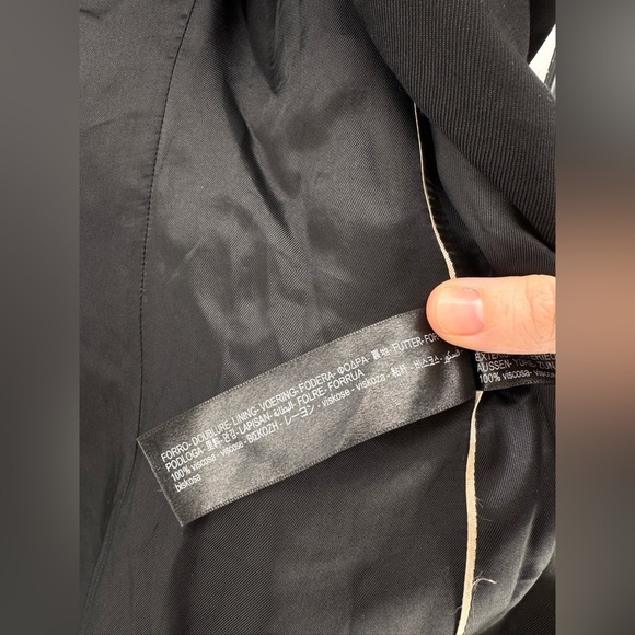 Massimo Dutti Black Blazer Portugal - Picture 9 of 12